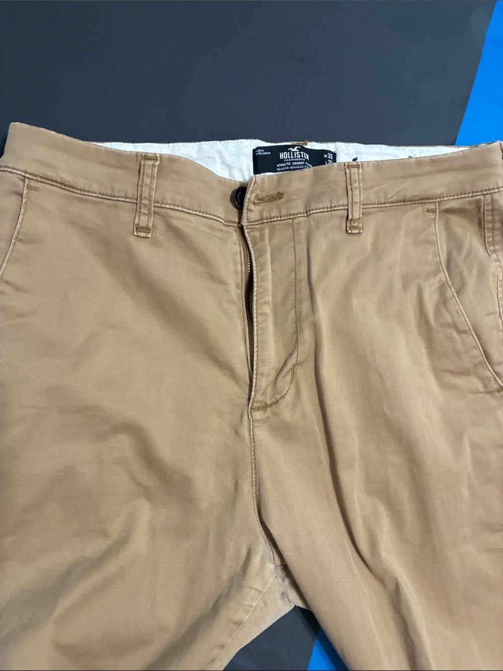 Hollister -ATHLETIC SKINNY CHINOS (select your color) - Picture 4 of 12